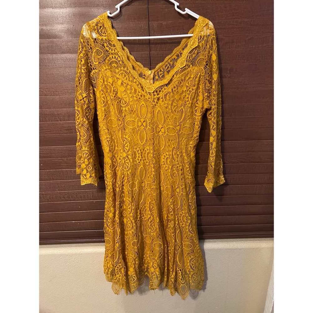 Yellow Lace Dress